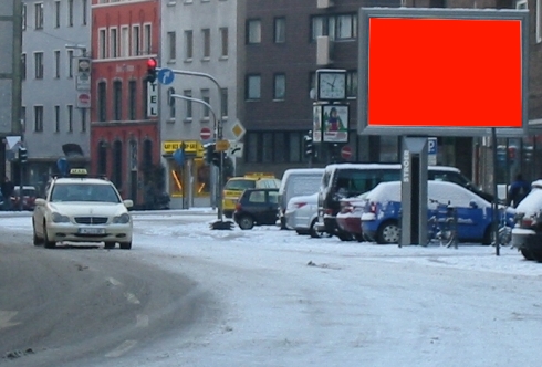 Blick aus Richtung Heumarkt in Richtung M�hlenbach